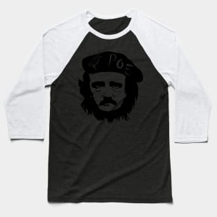 Edgar Allan Poe Che Guevarra Baseball T-Shirt